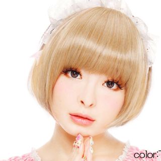 前髪ヴィッグーサイドあり♡ダークブラウン(前髪ウィッグ)
