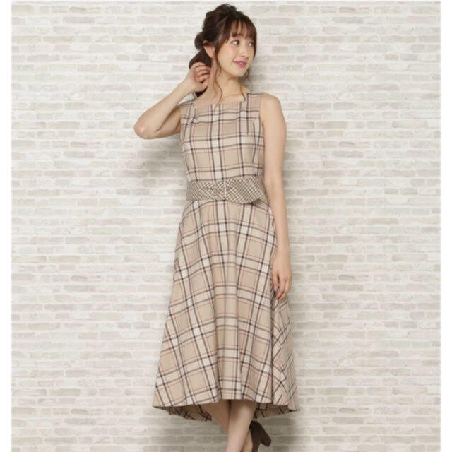 WILLSELECTION☆ウィルセレクション☆ラメチェックワンピース - ひざ丈 ...