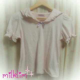 ミルクリーム(milklim)のmilklim♡パフスリーブTシャツ♡(Tシャツ(半袖/袖なし))