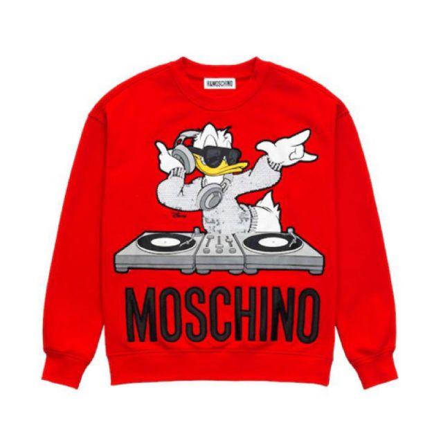 MOSCHINO(モスキーノ)のH&M モスキーノ ディズニー ドナルド レディースのトップス(トレーナー/スウェット)の商品写真