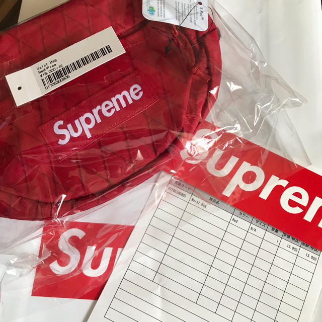 新品未使用 Supreme  Waist bag 18aw