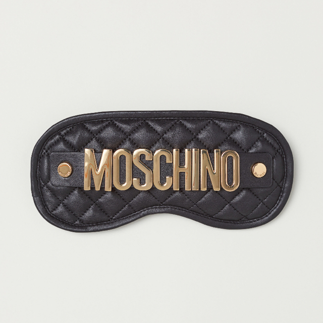 H&M MOSCHINO レザーアイマスク 2