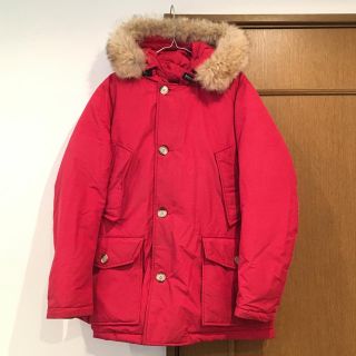 ウールリッチ(WOOLRICH)のウールリッチ WOOLRICH ＊ アークティックパーカ ＊ M 赤 レッド(ダウンジャケット)