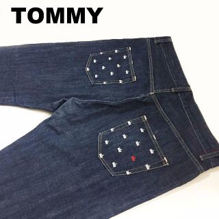 トミーヒルフィガー(TOMMY HILFIGER)の大きめTOMMY トミーヒルフィガー　デニムパンツサイズXL約96cm日本製(デニム/ジーンズ)