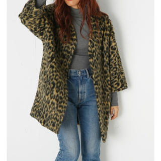SLY - SLY shaggy leopard coatの通販 by shop｜スライならラクマ