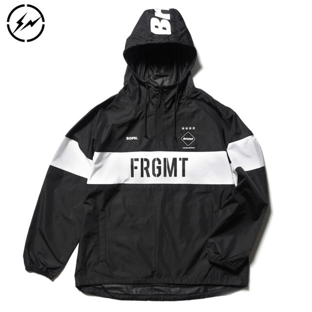 F.C.R.B.(エフシーアールビー)のFCRB x FRAGMENT TRAINING ANORAK 19年周年限定 メンズのジャケット/アウター(ナイロンジャケット)の商品写真