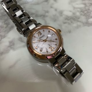 セイコー(SEIKO)の超美品 SEIKO LUKIA  フラワーパーティ 電波ソーラー(腕時計)