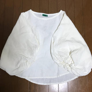 ネストローブ(nest Robe)のバルーン袖☆リネントップス(シャツ/ブラウス(半袖/袖なし))