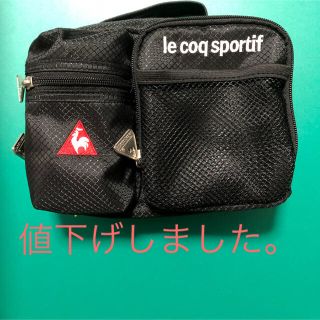 ルコックスポルティフ(le coq sportif)のルコック le coq sportif ポーチ QQ9236ブラック(バッグ)