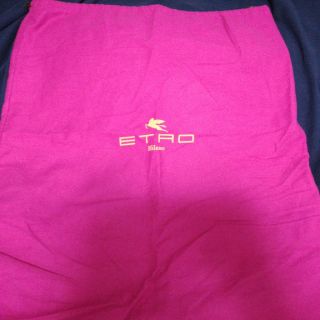 ETRO 保存袋　ピンクパープル(ショップ袋)