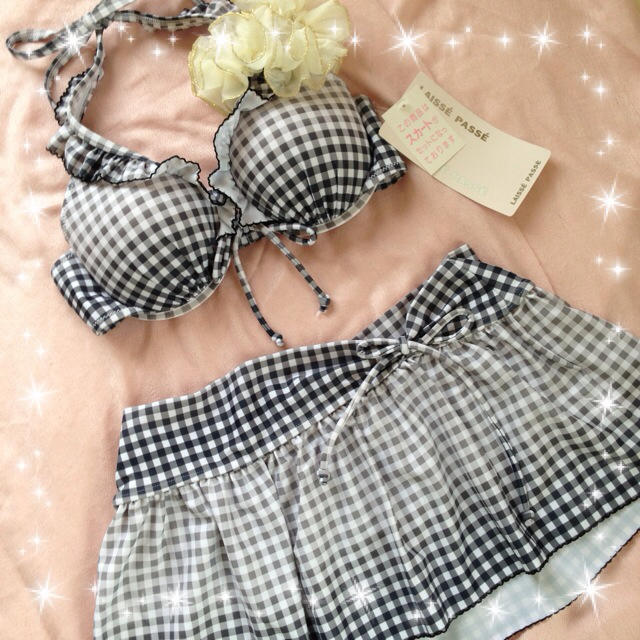LAISSE PASSE - レッセパッセ♡ギンガムチェックビキニ新品