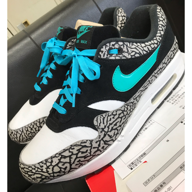 airmax1 atmosエレファント 27.5