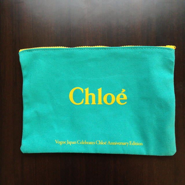 Chloe(クロエ)のChloe♡キャンバス地ポーチ レディースのファッション小物(ポーチ)の商品写真