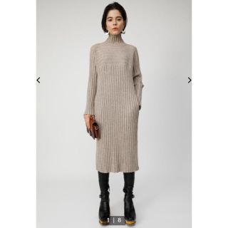 マウジー(moussy)のMOUSSY ニットワンピース(ロングワンピース/マキシワンピース)