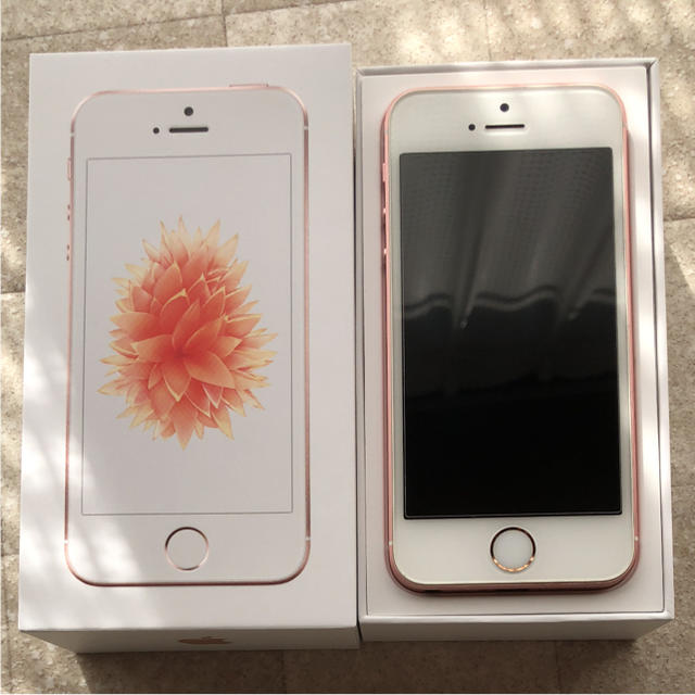 iPhone SE Rose Gold 64 GB Softbank