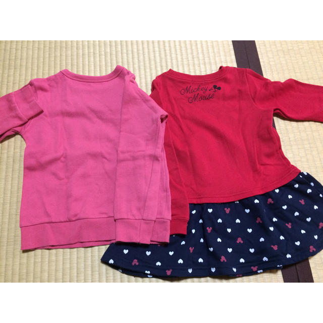 3can4on(サンカンシオン)の新品！ミニーちゃんトレーナーセット キッズ/ベビー/マタニティのキッズ服女の子用(90cm~)(Tシャツ/カットソー)の商品写真