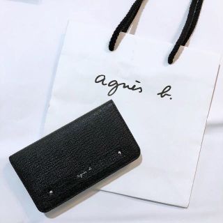 アニエスベー(agnes b.)のagnes b.❤︎iPhone7/8❤︎レザーモバイルケース(iPhoneケース)