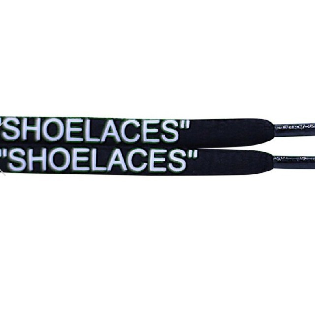 OFF-WHITE(オフホワイト)のOff-White Rope Lace Supply SHOELACES 黒 メンズの靴/シューズ(スニーカー)の商品写真