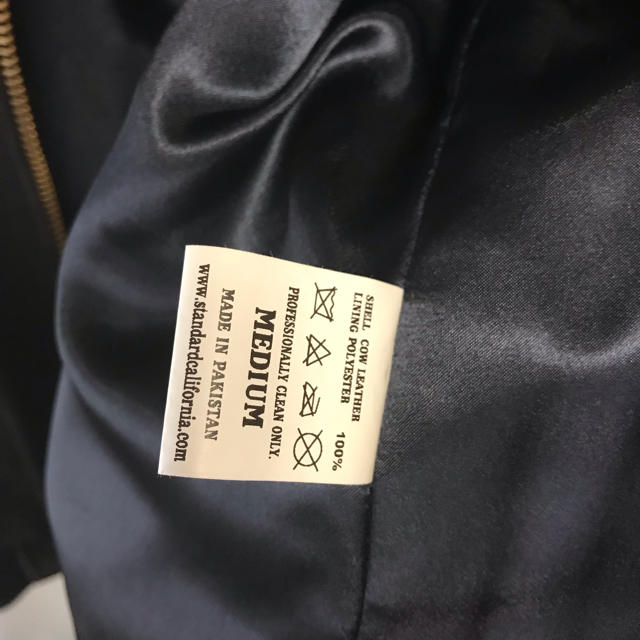 STANDARD CALIFORNIA(スタンダードカリフォルニア)の【極美品】STANDARD CALIFORNIA Leather Jacket メンズのジャケット/アウター(レザージャケット)の商品写真