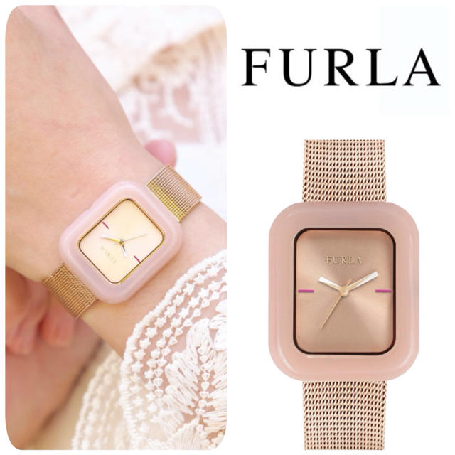 クォーツ素材FURLA Elisir 腕時計 ピンク