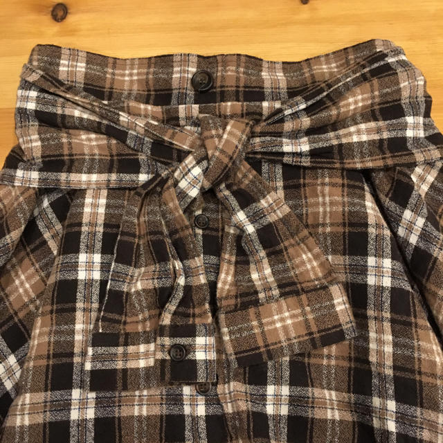 suzutan(スズタン)の腰巻風スカート レディースのスカート(ミニスカート)の商品写真