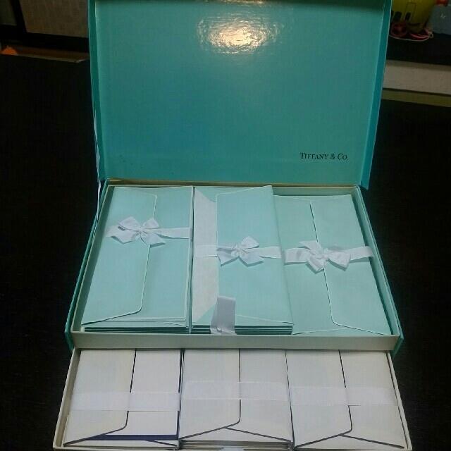Tiffany & Co.(ティファニー)のティファニーのレターセット ハンドメイドの文具/ステーショナリー(カード/レター/ラッピング)の商品写真