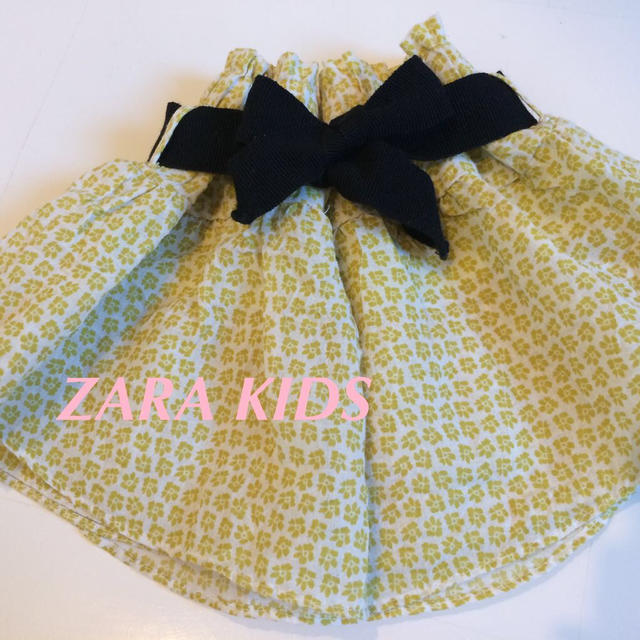 ZARA KIDS(ザラキッズ)の花柄スカート KIDS 薄手 キッズ/ベビー/マタニティのキッズ服女の子用(90cm~)(その他)の商品写真