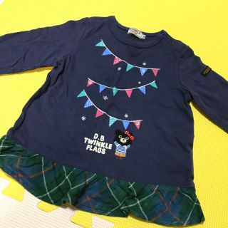 ダブルビー(DOUBLE.B)の新品 90 ダブルビー チュニック(Tシャツ/カットソー)