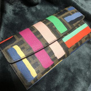 フェンディ(FENDI)のFENDI マルチカラー長財布(財布)