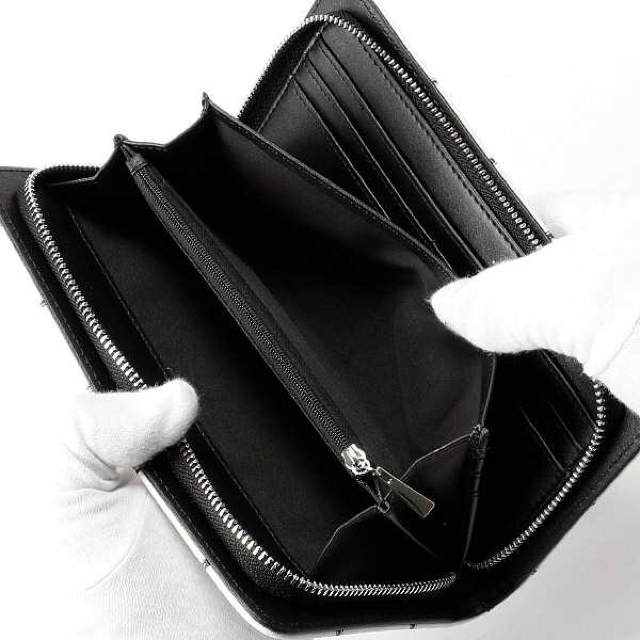 EMODA(エモダ)のEMODA 格子柄ラウンド財布 メンズのファッション小物(長財布)の商品写真