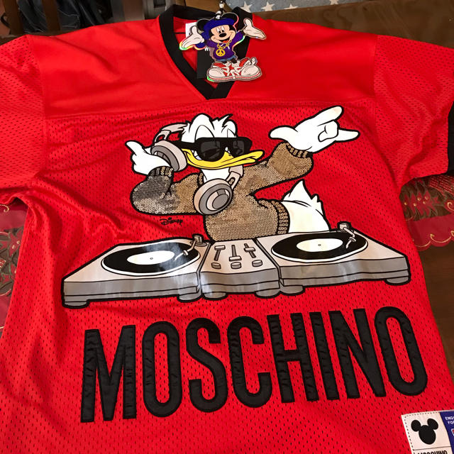 H&M(エイチアンドエム)のH&M MOSCHINO   コラボシャツ レディースのトップス(Tシャツ(半袖/袖なし))の商品写真