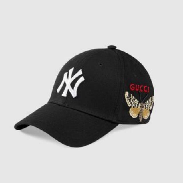 グッチ ニューヨーク ヤンキース™ ベースボールキャップバタフライ