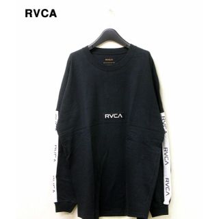 ルーカ(RVCA)の新品 RVCA ルーカ ロゴ ロンT ブラック Sサイズ (Tシャツ(長袖/七分))