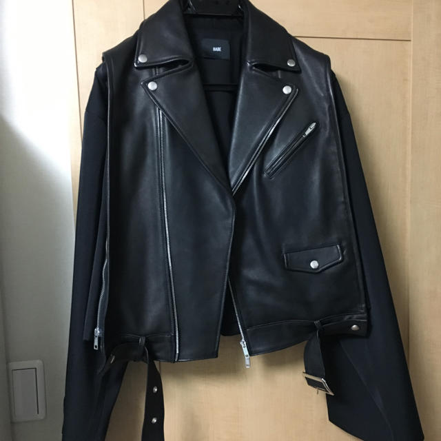 HARE 2way本革ライダースサムエルブルゾン-