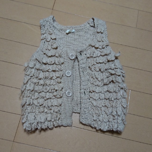 LAGOM(ラーゴム)のニット ベスト 110 LAGOM キッズ/ベビー/マタニティのキッズ服女の子用(90cm~)(ニット)の商品写真