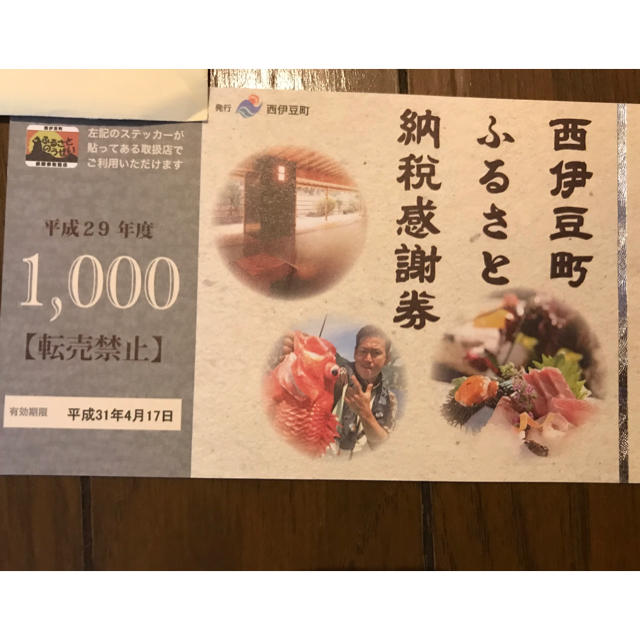 その他週末値下げします！！☆西伊豆町 ふるさと 納税感謝券 平成31年4月17日まで☆