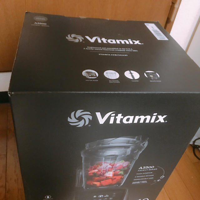 Vitamix - vitamix a3500 ステンレス ☆保証、変換プラグ付き☆