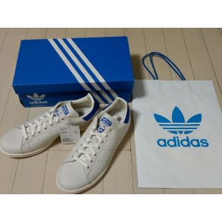 アディダス(adidas)の本日のみ値下げ★アディダス★スタンスミス 白×青 26.5★水原希子 貴重★新品(スニーカー)