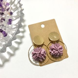 Flowerピンクピアス(ピアス)