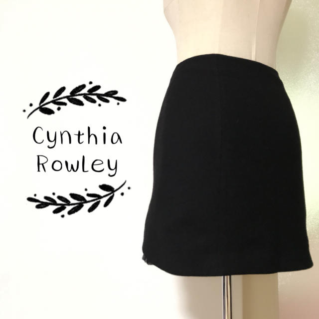 Cynthia Rowley(シンシアローリー)のcynthia rowley ウール素材 ミニスカート レディースのスカート(ミニスカート)の商品写真