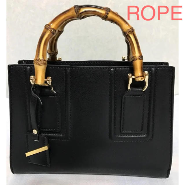 ROPE バンブーハンドルジャバラミニ2wayバッグ