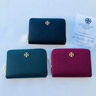 トリーバーチ(Tory Burch)のトリーバーチ コインケース グリーン 緑 カードケース キーリング付き(コインケース)