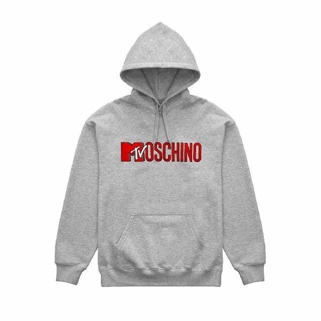 MOSCHINO H&M コラボ ロゴパーカー フーディー サイズL 2