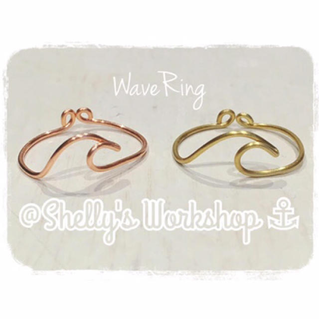 Wave Ring ⚓︎ ハンドメイドのアクセサリー(リング)の商品写真