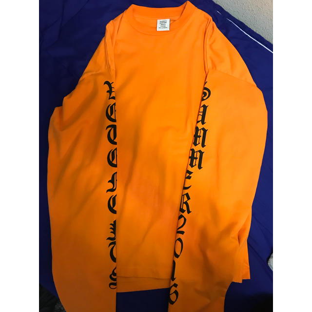 vetements 16ss ロングスリーブ - Tシャツ/カットソー(七分/長袖)