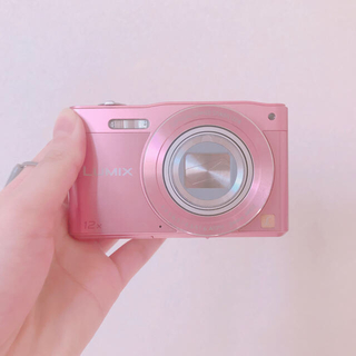 パナソニック(Panasonic)のPanasonic カメラ ピンク 4GBメモリーカード付き(コンパクトデジタルカメラ)