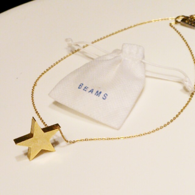 BEAMS(ビームス)のBeams購入 soosスターネックレス レディースのアクセサリー(ネックレス)の商品写真