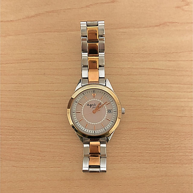 agnes b.(アニエスベー)のアニエス・ベー ☆ ソーラー腕時計  ⑱ レディースのファッション小物(腕時計)の商品写真
