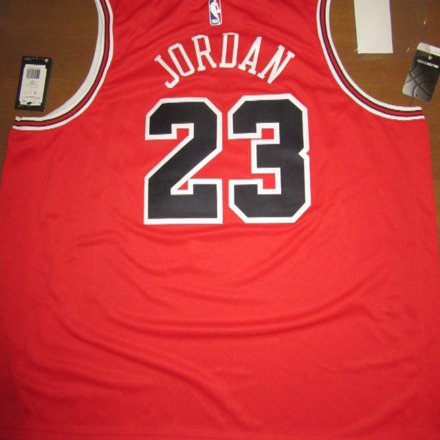 NIKE(ナイキ)の3XL 新品 NIKE JORDAN NBA ユニフォーム ジャージ 赤 メンズのトップス(タンクトップ)の商品写真