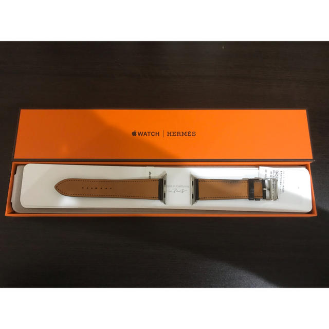 Hermes(エルメス)の【美品】エルメス HERMES アップルウォッチ レザーベルト 42ミリ メンズの時計(レザーベルト)の商品写真